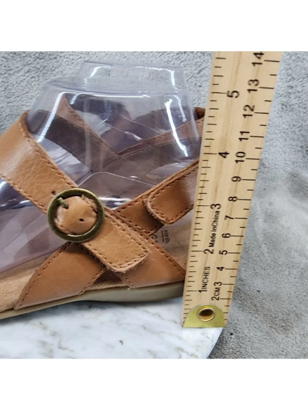 Earth Origins Sandals Womens Size 9 Brown Leather Beck Sandals *Read*
